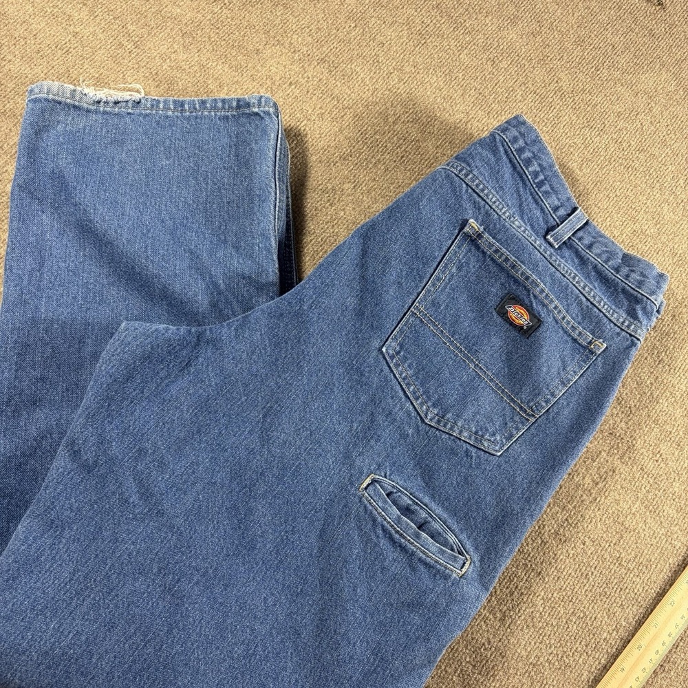 Dickies Carpenter Jeans Mens 40x32 Blue Relaxed Fit Workwear Y2K Denim Pants